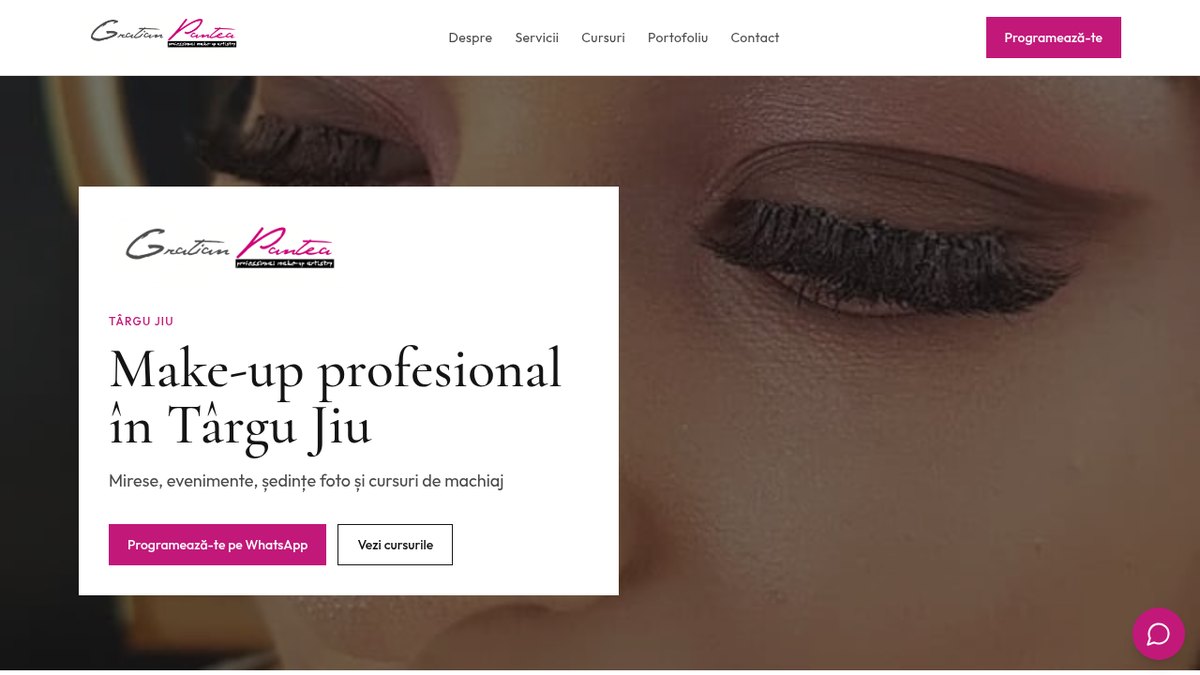 Captură de pe site-ul lui Grațian Pantea