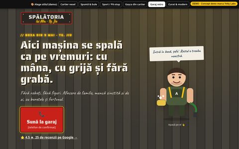 Stilul Garaj retro